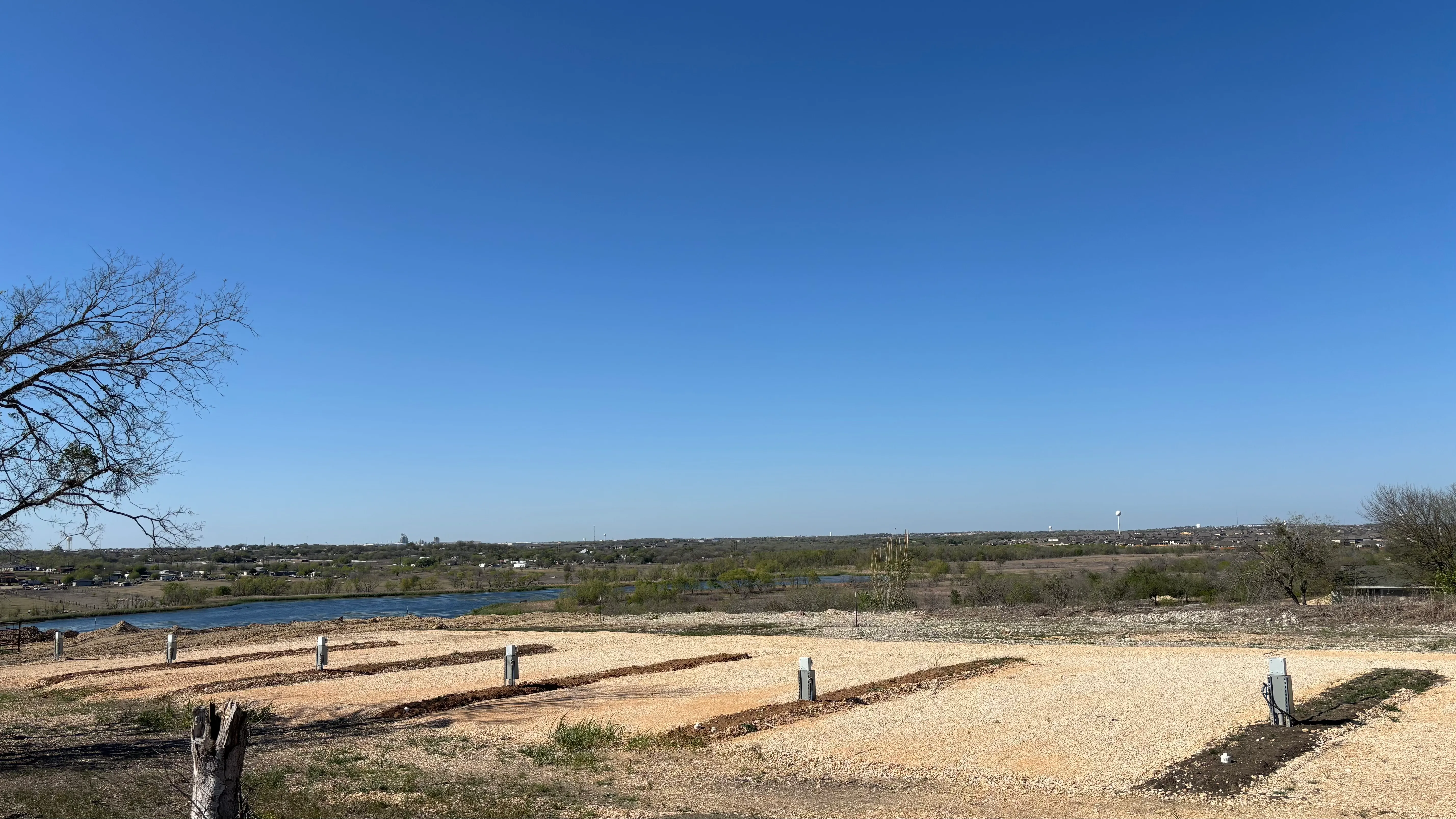 Electric and water hookups